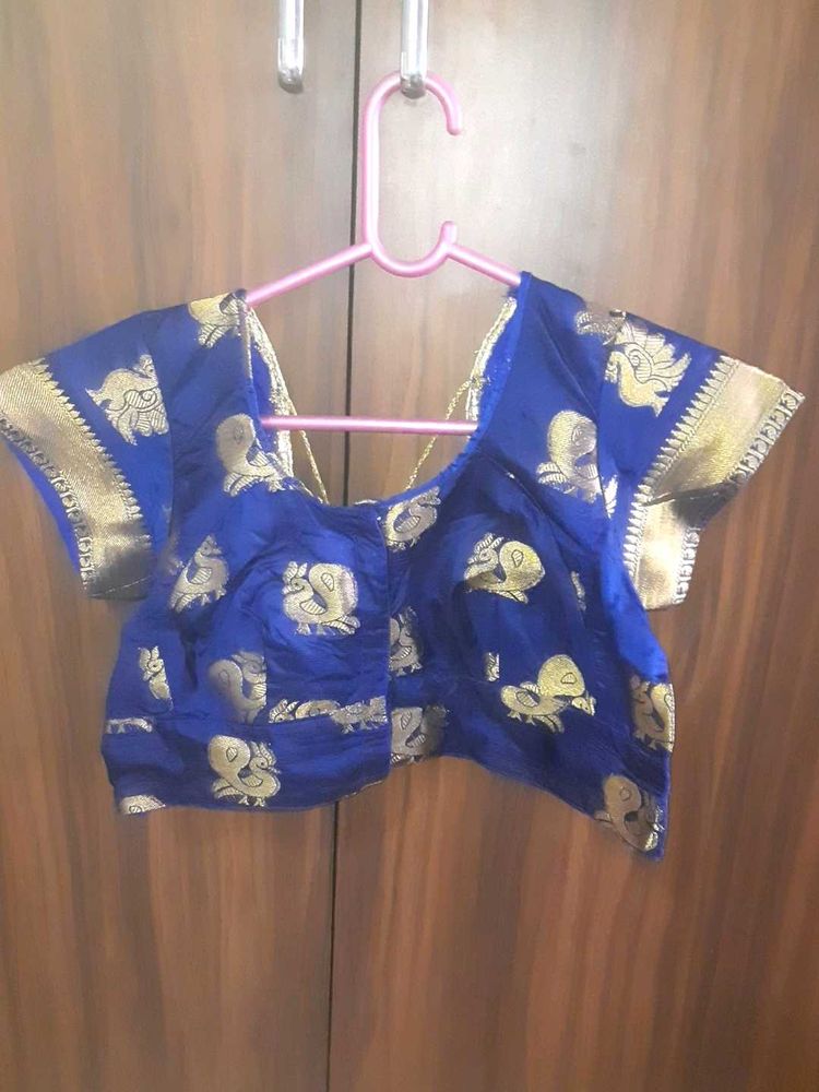 Blue &amp; Gold Blouse