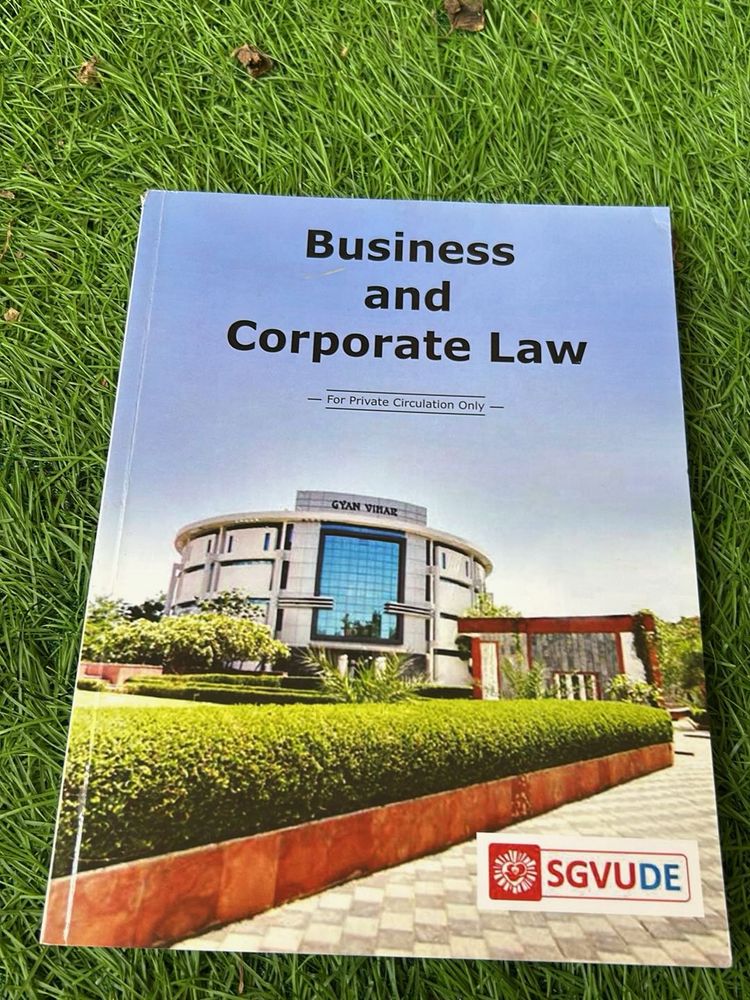 Business And Corporate Law