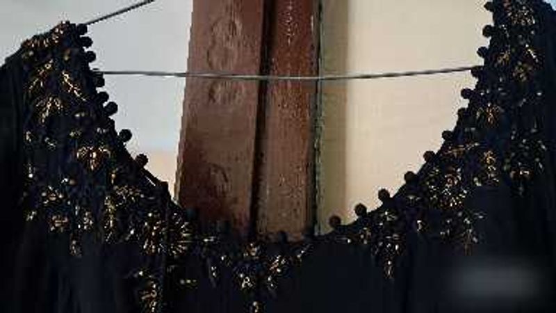 Elegant Black Ethnic Gown