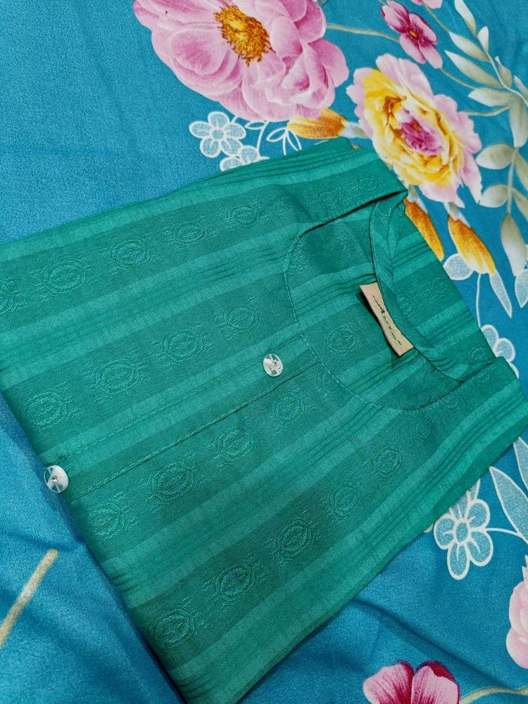 Green Formal Kurti For Daily And Fomal Look
