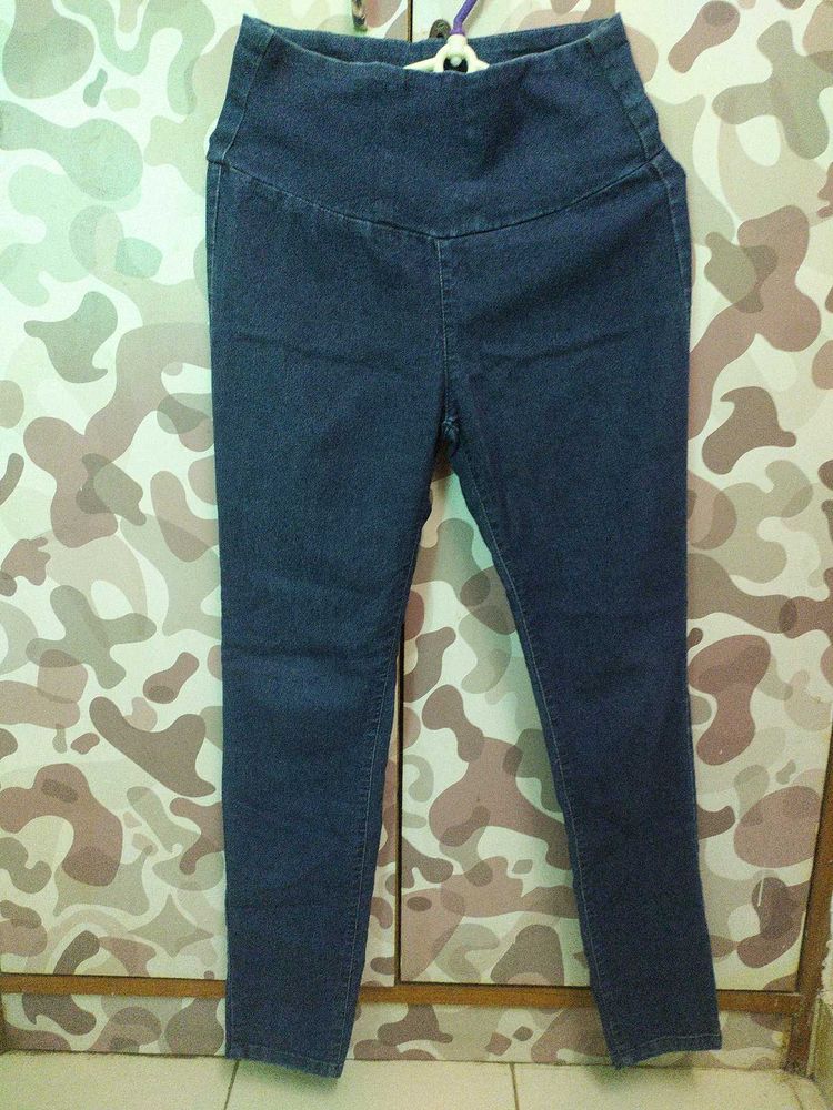 Blue High Waist Jeans
