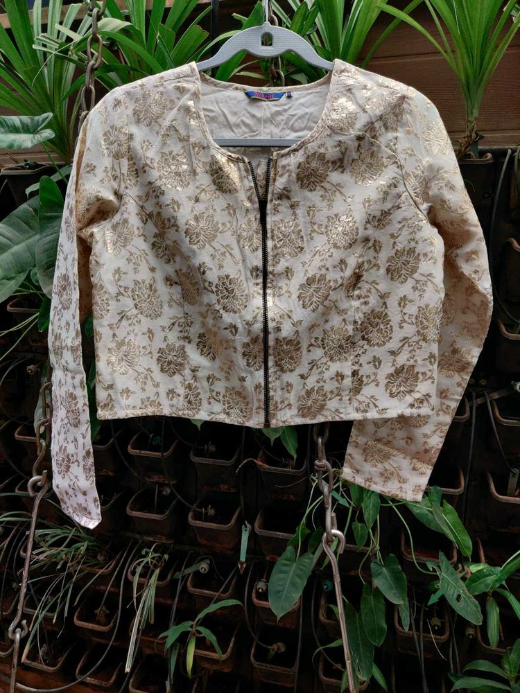 Floral Print Readymade Blouse