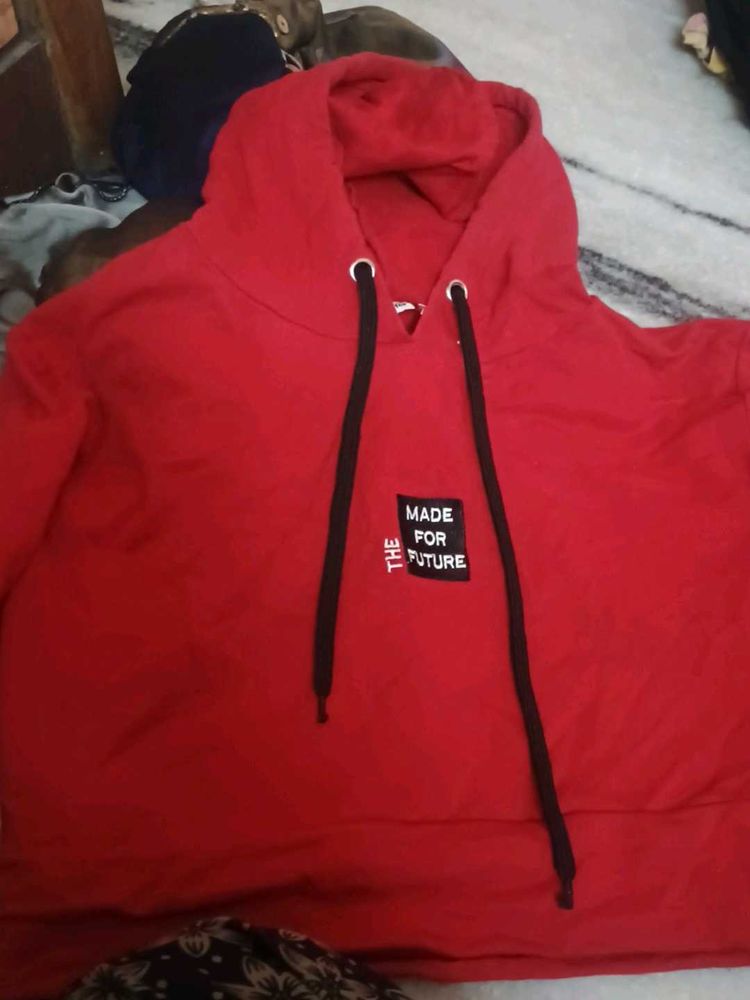 Red 'Made For The Future' Hoodie