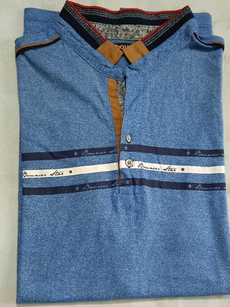 Stylish Blue Striped Shirt