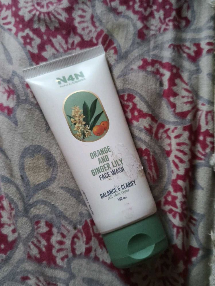 N4N Orange &amp; Ginger Lily Face Wash