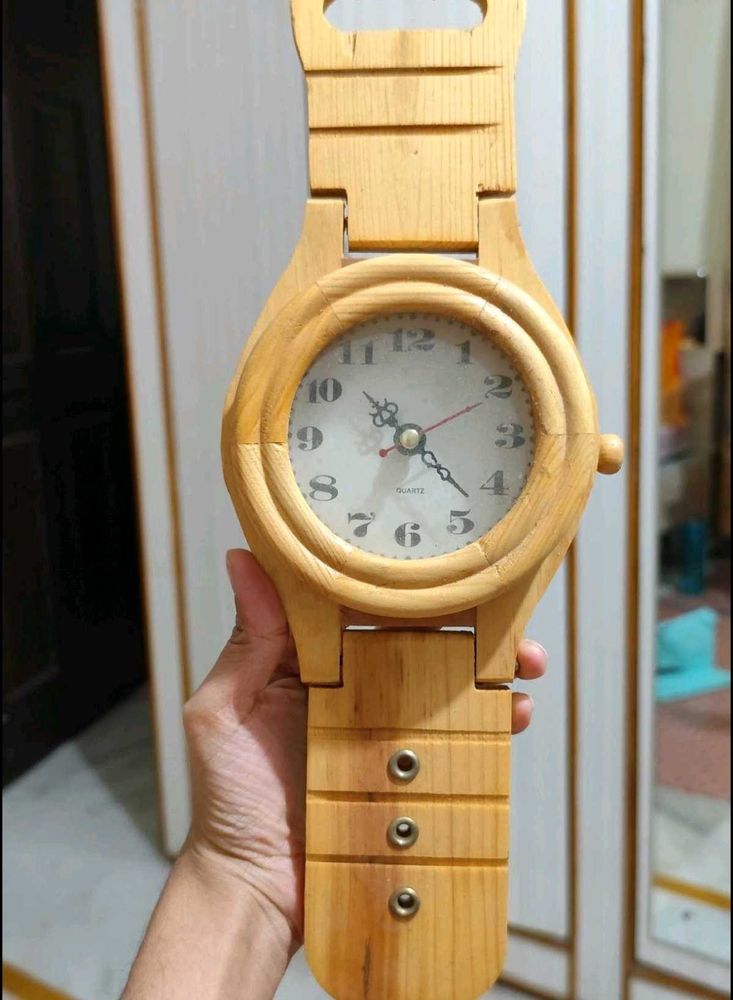 Wooden Watch Wall Clock