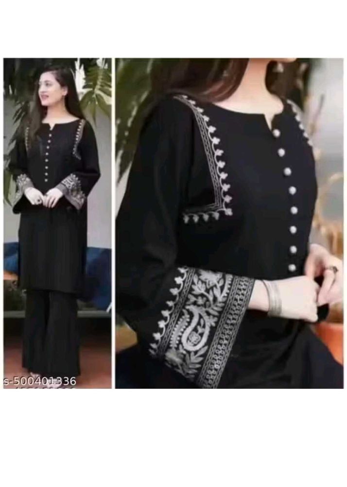 Elegant Black Kurta Set