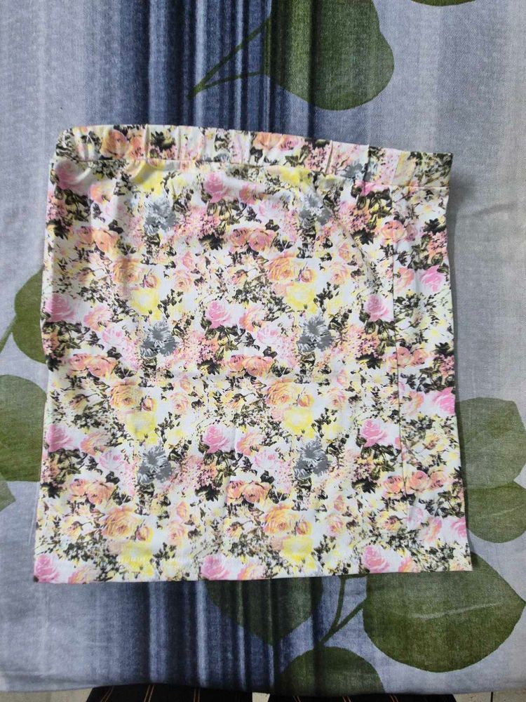 Floral Mini Skirt