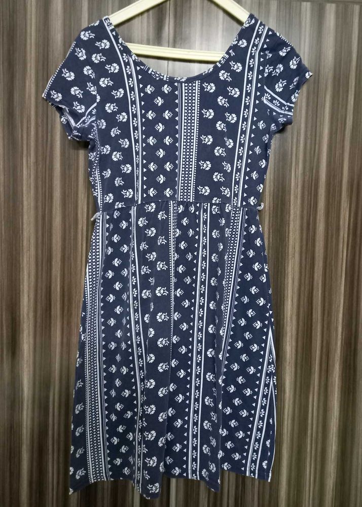Patterned Casual Dress