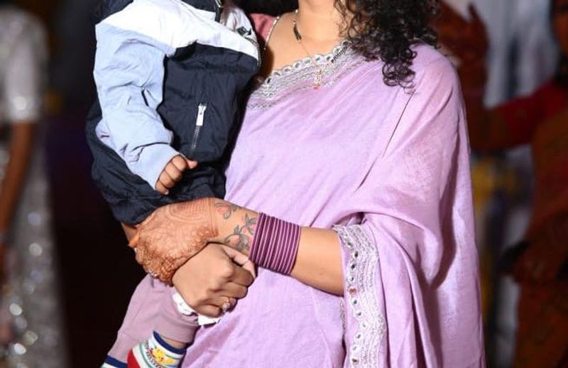 Elegant Lavender Saree