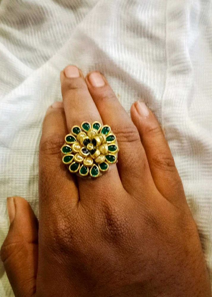 Floral Ring Set Of 3 Piece