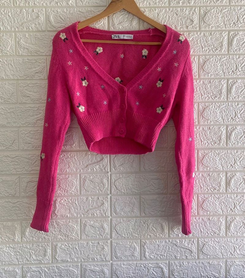 Zara Floral Cardigan