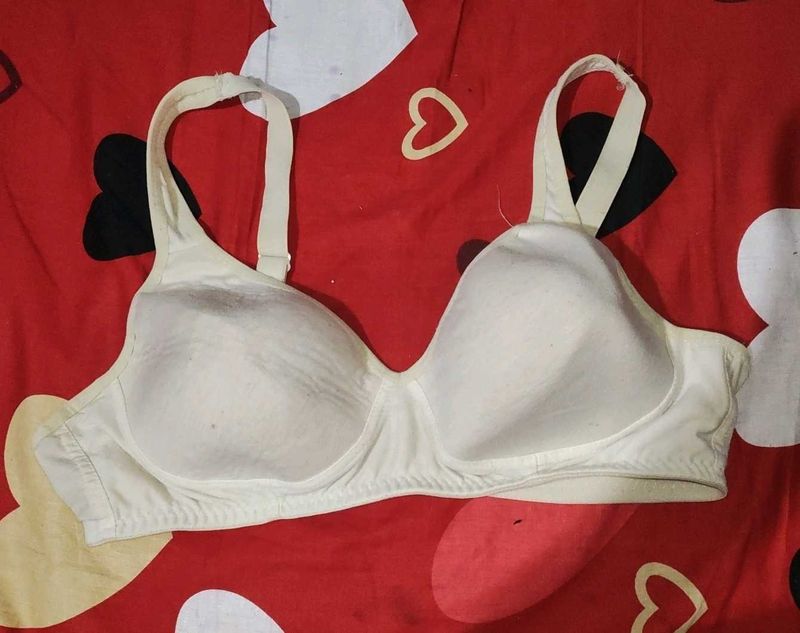 Comfortable White Bra