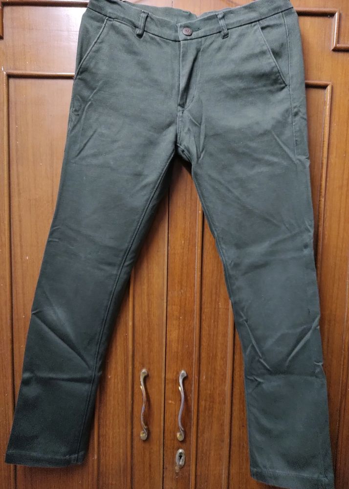 Boys Jeans, Bottle Green Colour, Branded Jeans In Perfect Condition.
