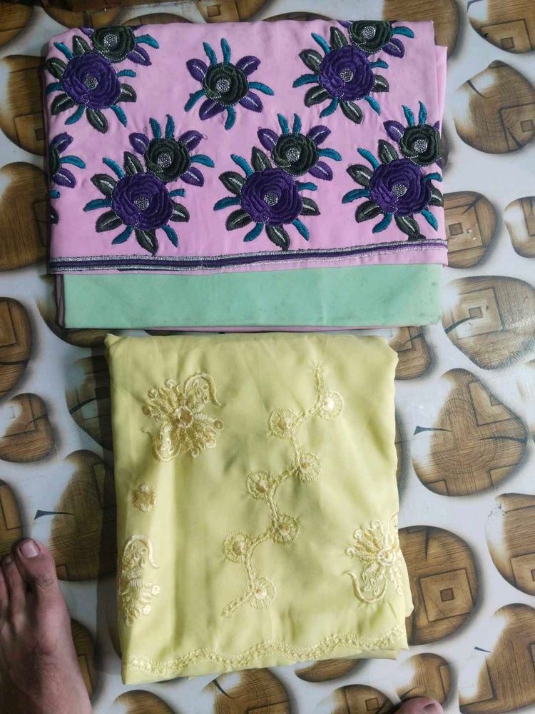 Combo Of 2 Eleganted Dress Materials