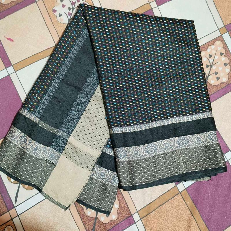 Black Woolen Shawl