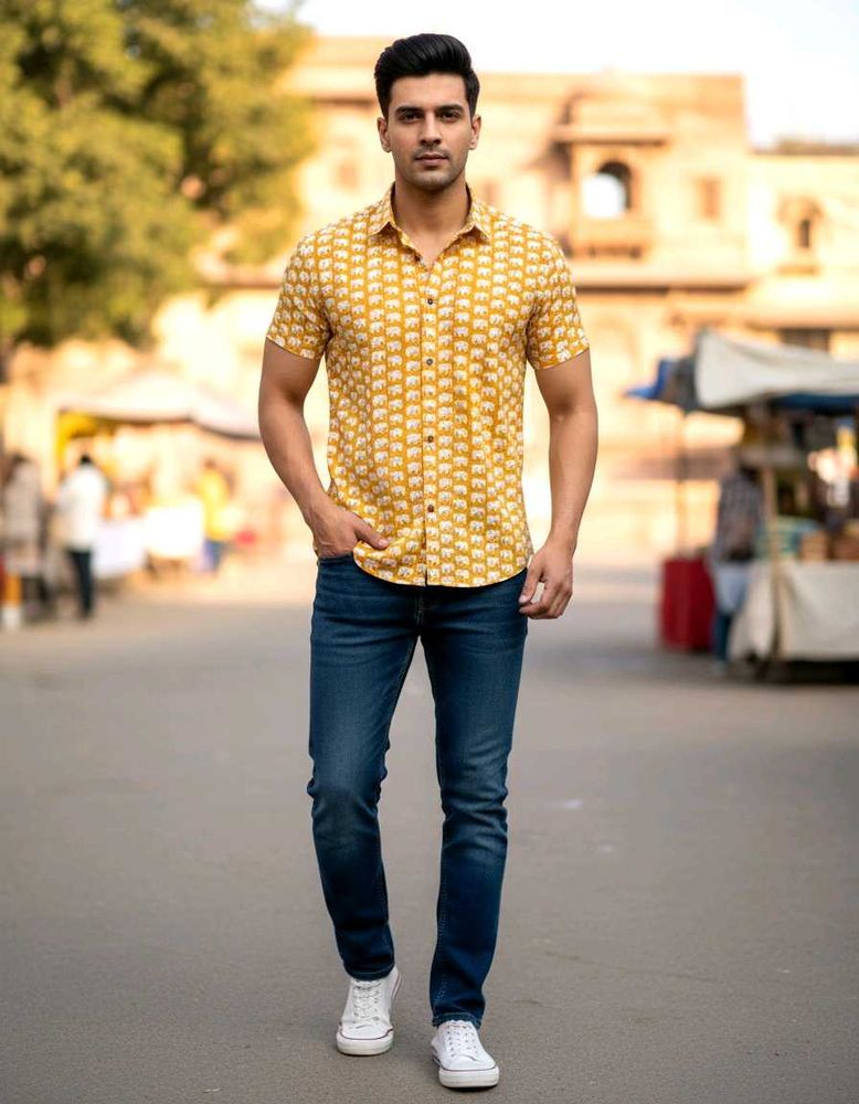 Elephant Print Shirt