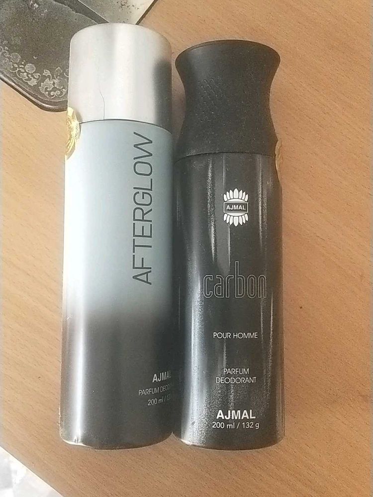 Ajmal Afterglow &amp; Carbon Deodorant Duo 2pcs