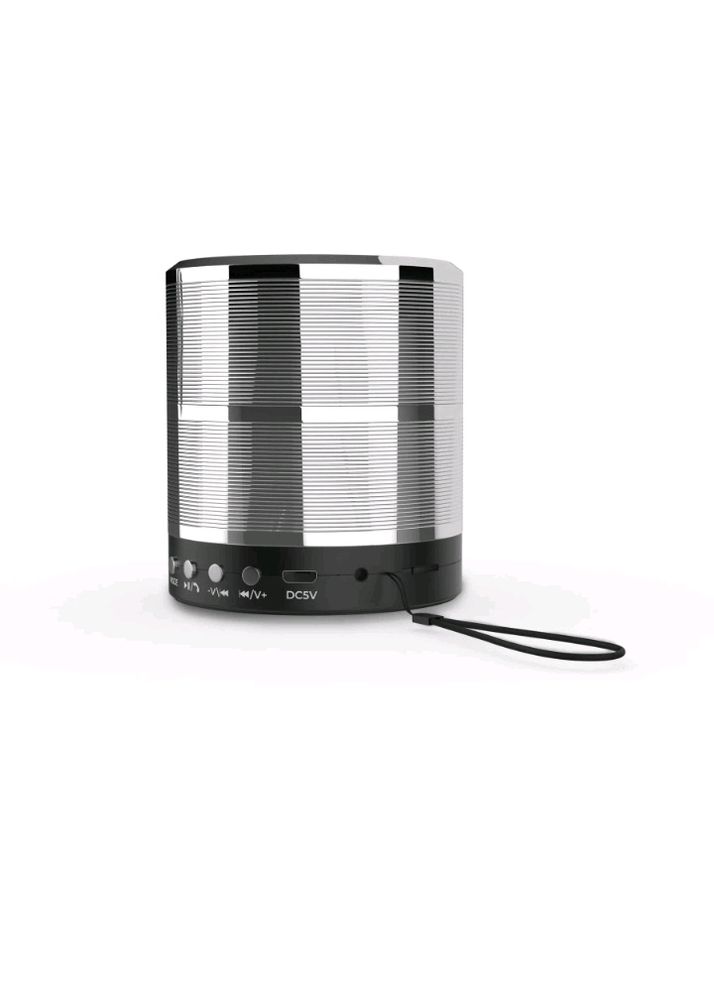 Studio 7 Mini 4 Hours Playing Time Portable BT Speaker 3 W Bluetooth Speaker (Silver, Stereo Channel)