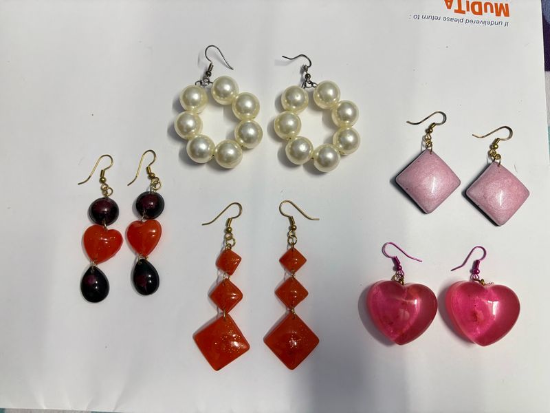 resin earrings