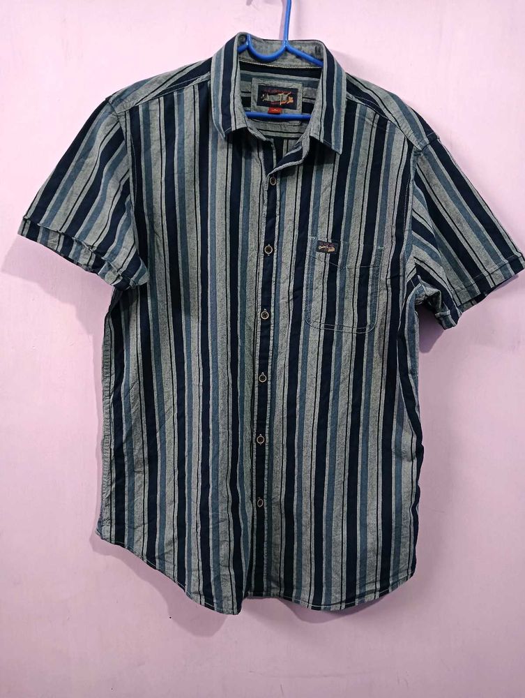 US POLO Striped Half sleeve shirt