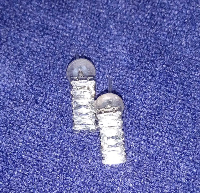 Elegant Silver Stud Earrings