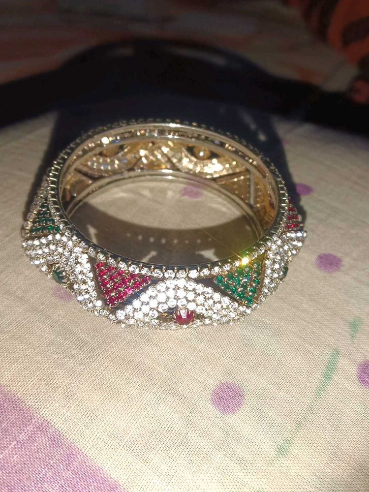 Sparkling Multi-Stone Bangle