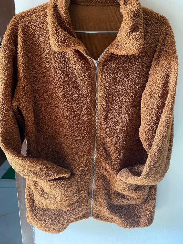 Cozy Brown Teddy Bear Jacket