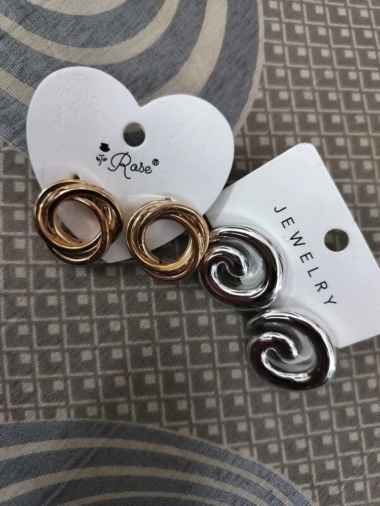 Chic Circle Earrings - Set of 2