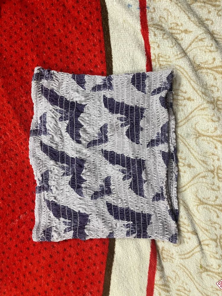 Printed floral tube top