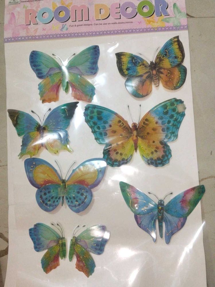Butterfly Room Decor Stickers 8D