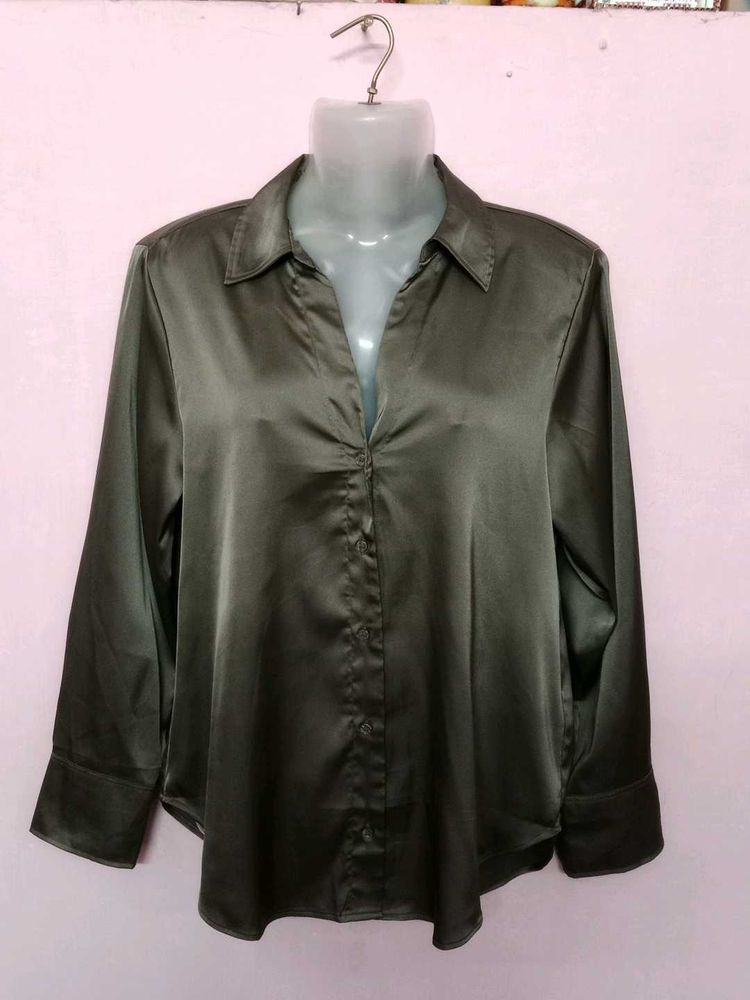 H&amp;M Women&#39;s Satin Shirt