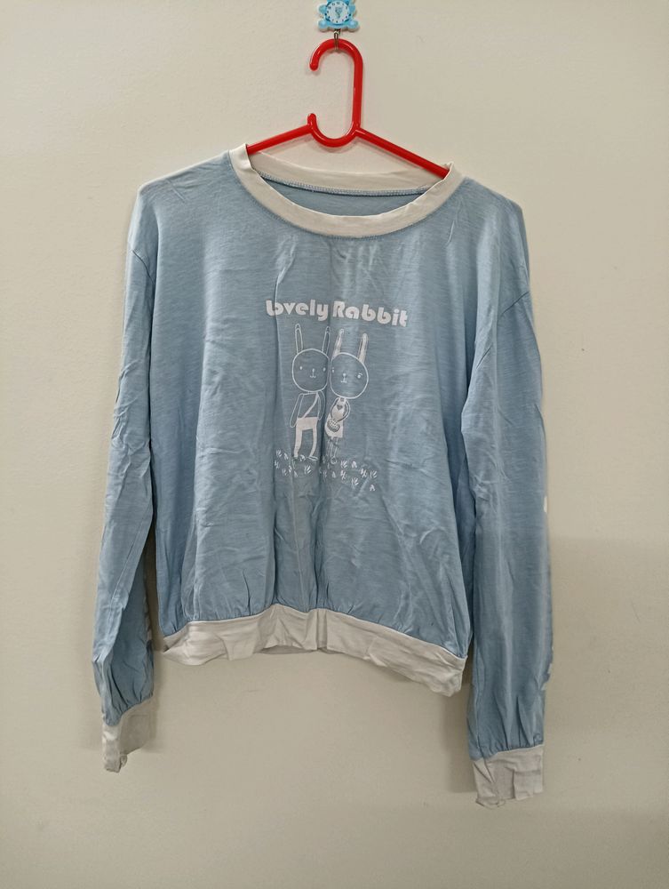 Blue Full Slive Tshirt