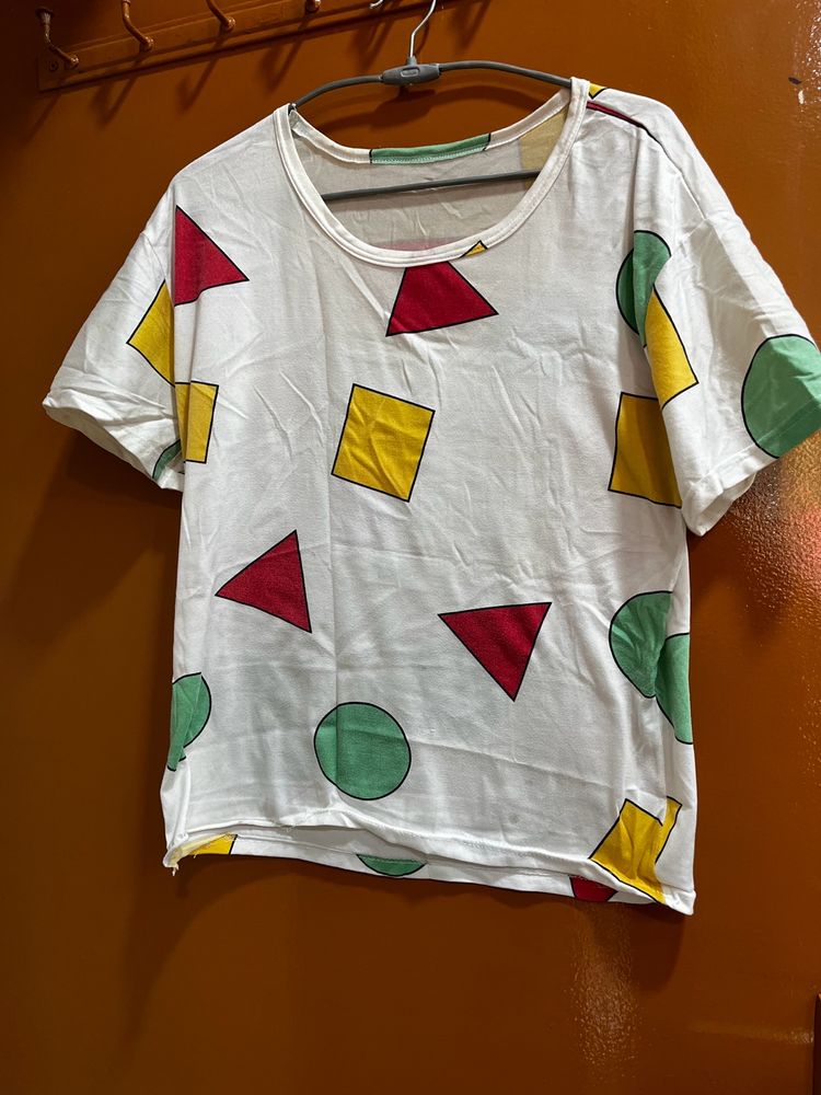 Geometric Print Tee