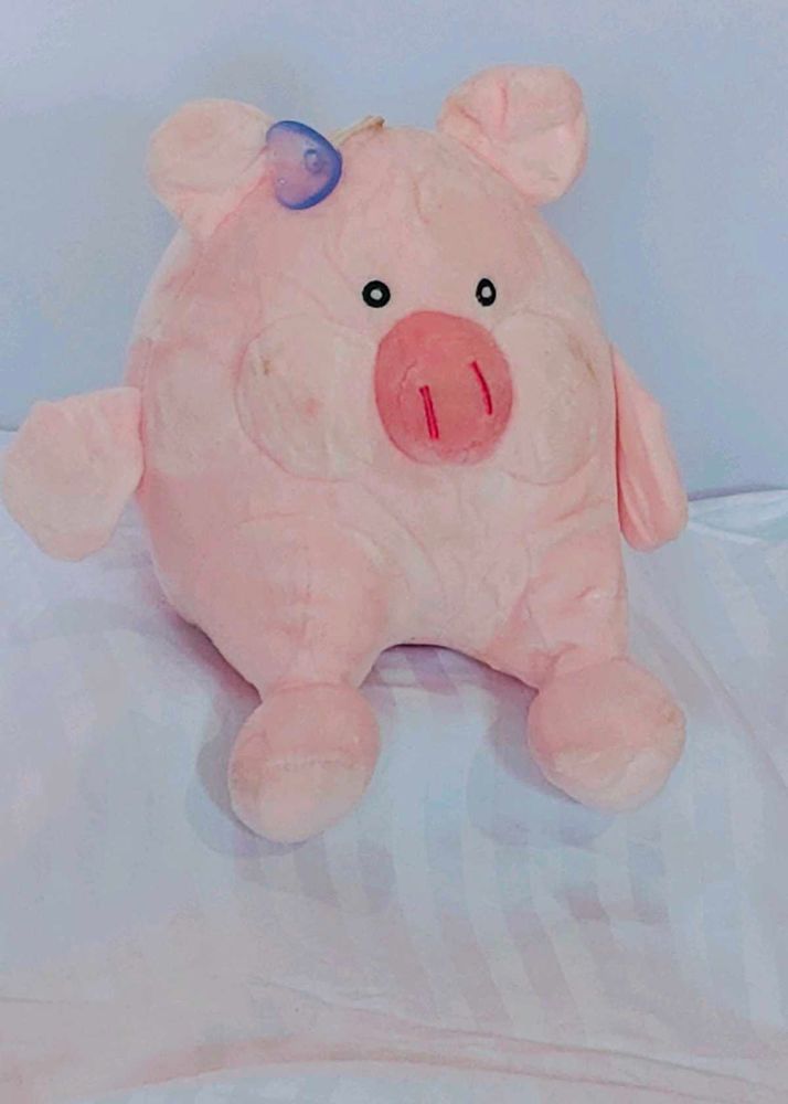 Pink Pig Plushie