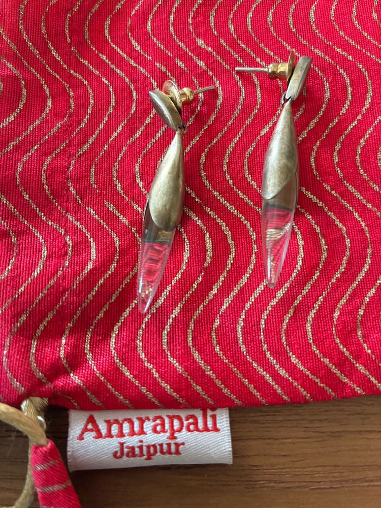 Amrapali Silver flower bud Earrings