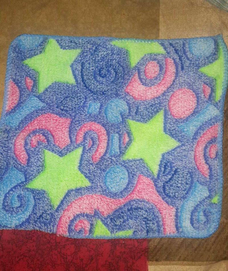 Cozy Star &amp; Swirl Baby Hanky
