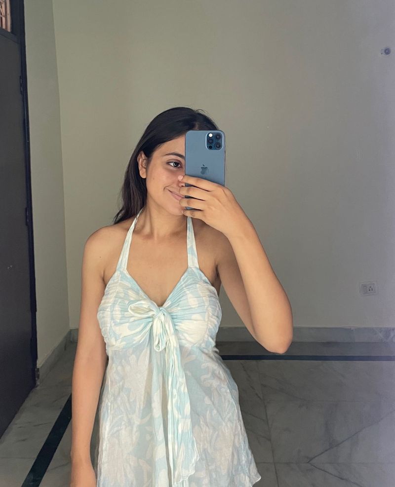 Blue Cotton Dress