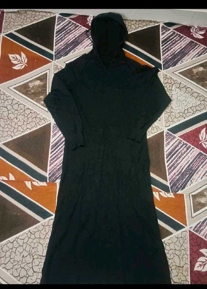 Black Hoodie Dress