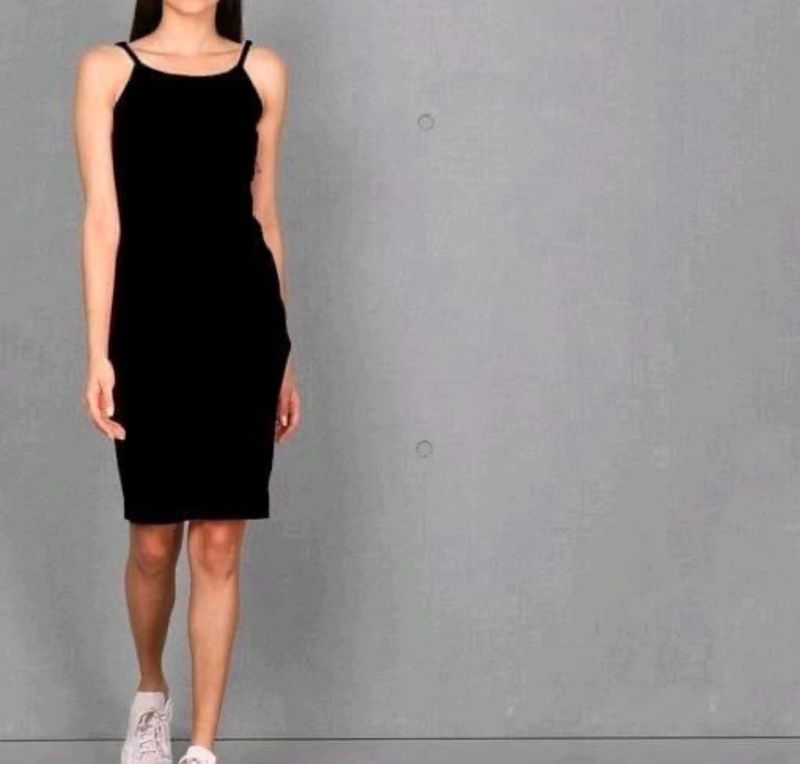 Black Bodycon Mini Dress