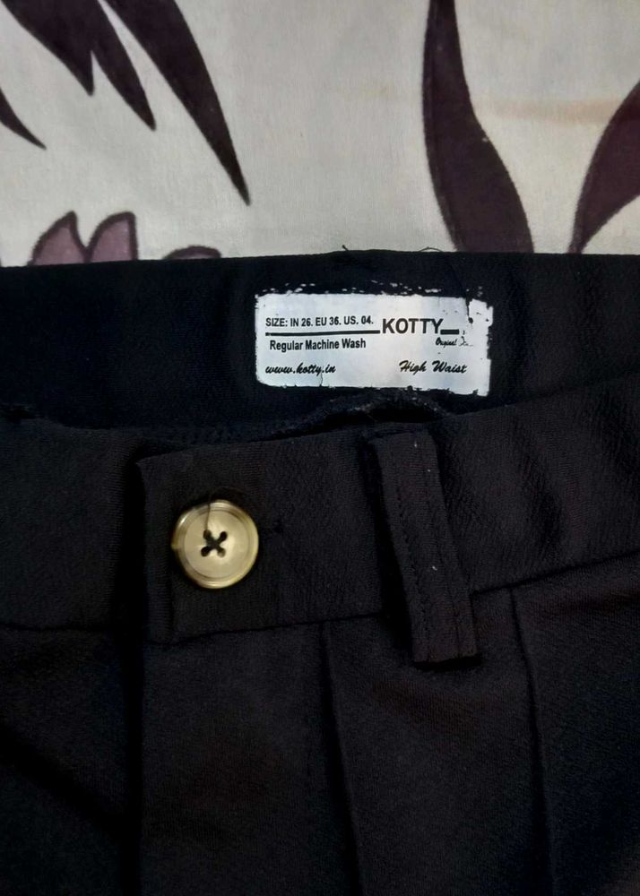 Black High Waist Pants