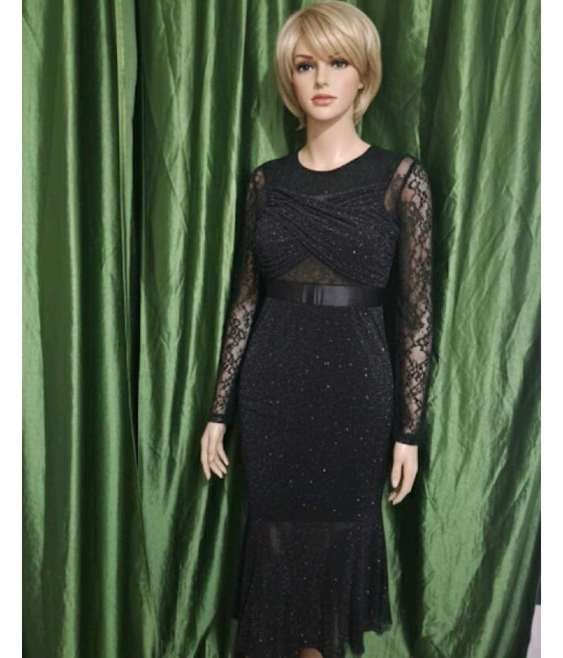 🎊🎆🎄🎉Sale Elegant Black Lace Dress