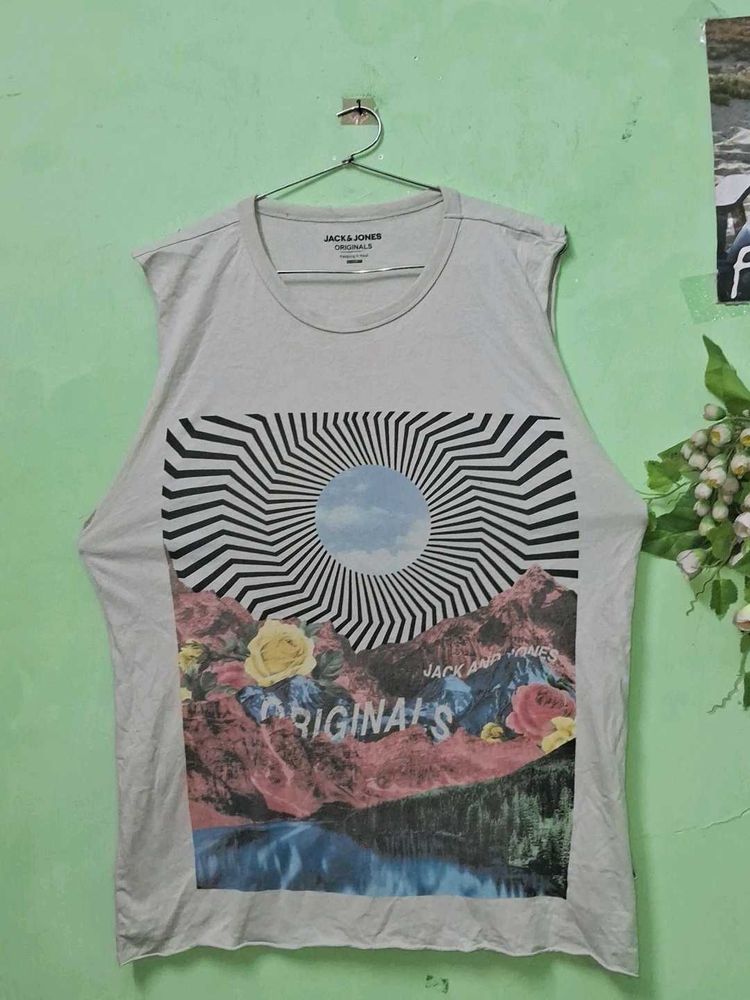 Jack &amp; Jones Beige T-Shirt