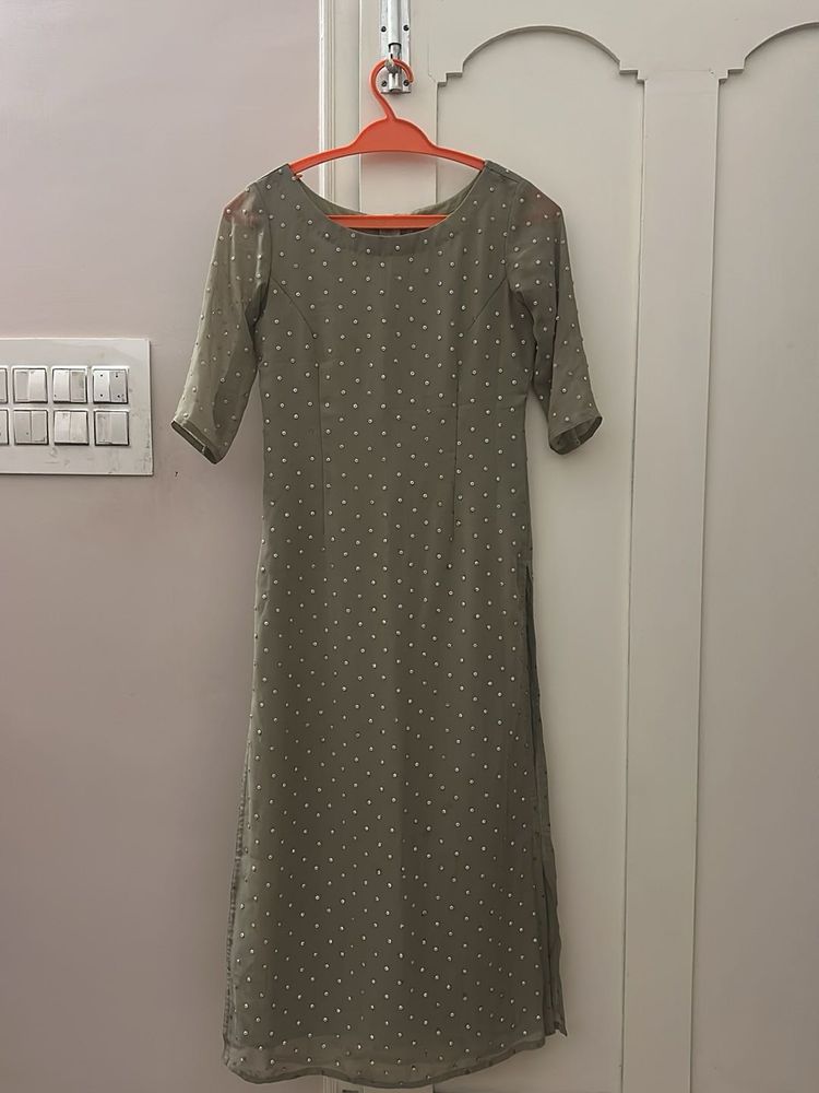 Elegant Grey Kurta