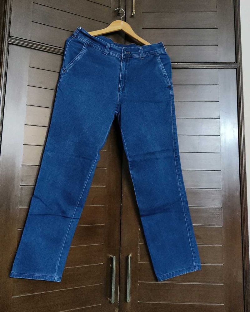 Cotton Kings Men Blue Regular Fit Denim Jeans