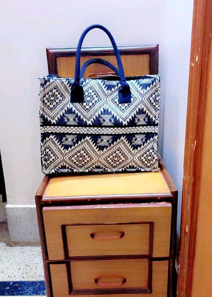 Patterned Tote Bag