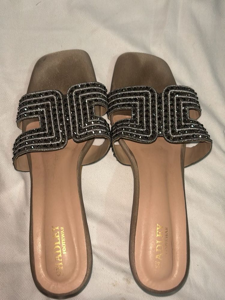 Beautiful Stone Work Heels