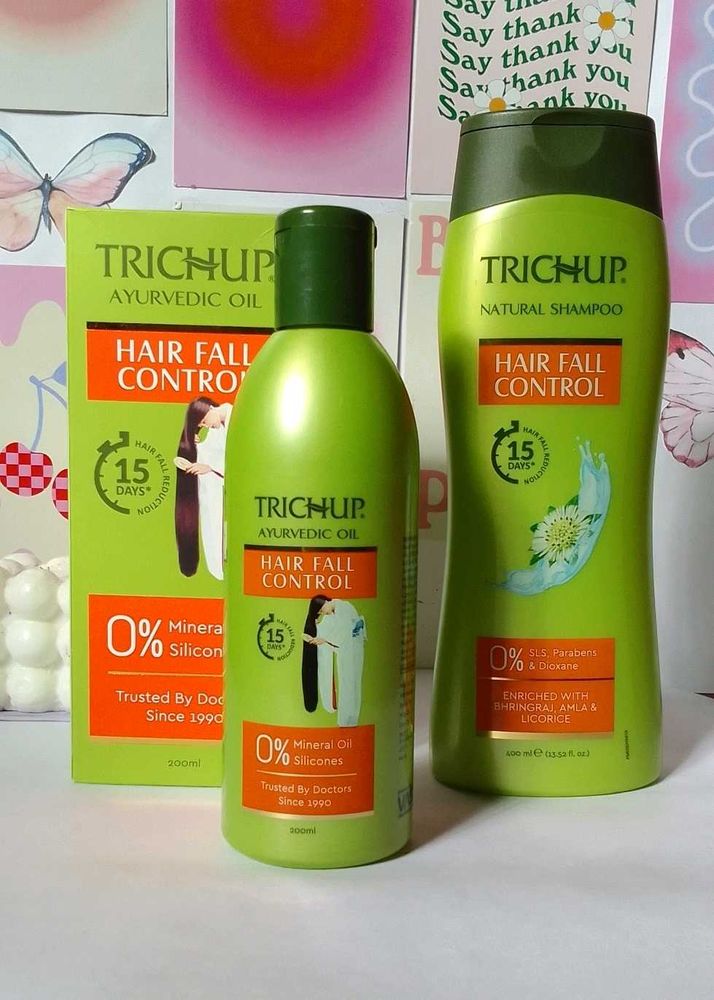 Trich Up Hair Oil &amp; Shampoo Duo
