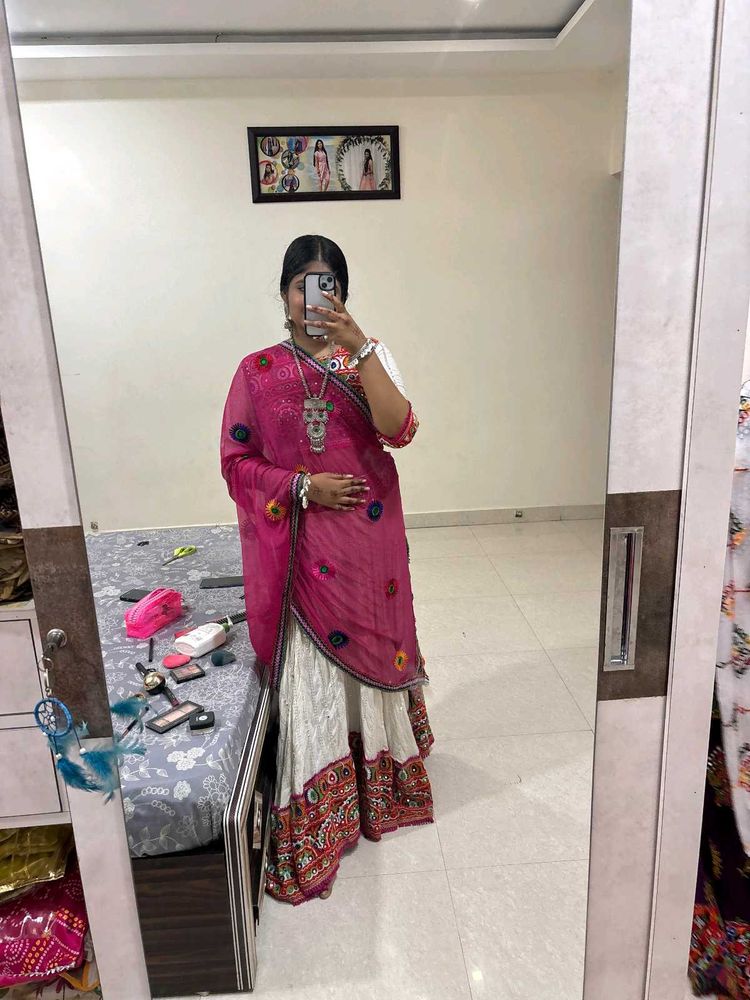 Elegant Ethnic Skirt &amp; Dupatta Set