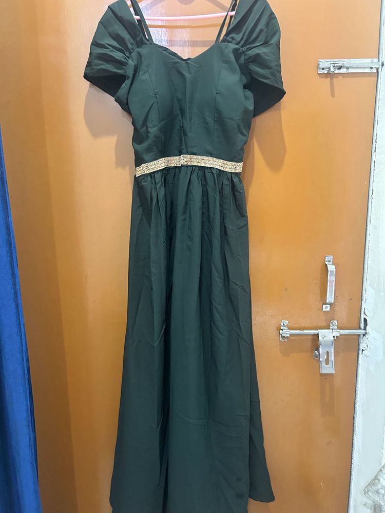 Olive Green Dress 👗